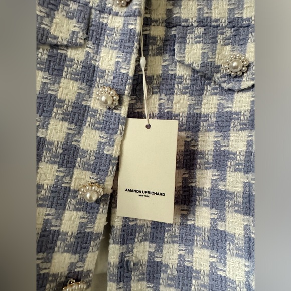 Amanda Uprichard oleander jacket in Lennox tweed- S - Picture 4 of 12
